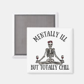 Aimant Mal, mais totalement cool citations drôles (Recto/Verso)