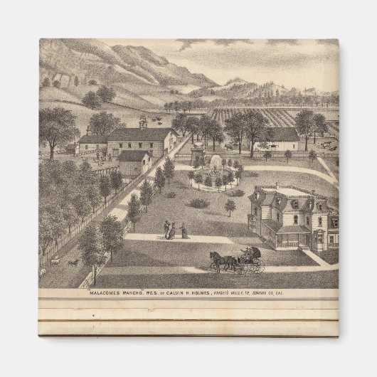 Aimant Malacomes Rancho (Devant)