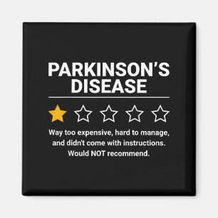 Aimant Maladie de Parkinson 1 étoile évaluation drôle Par