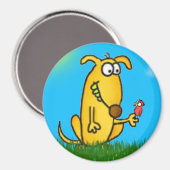 Aimant maladroit de chien (Recto/Verso)