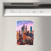 Aimant Malaisie Kuala Lumpur Skyline (In Situ (Lave-vaisselle))