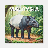 Aimant Malaisie Malayan Tapir (Devant)