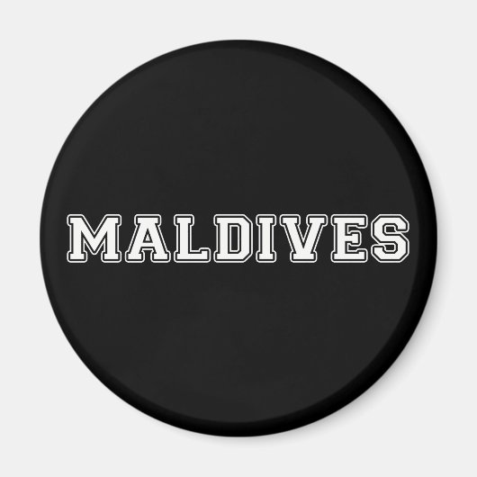 Aimant Maldives (Devant)