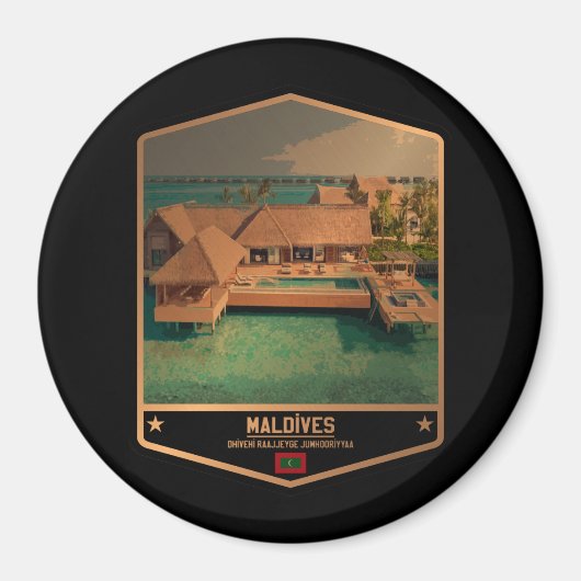 Aimant Maldives (Devant)
