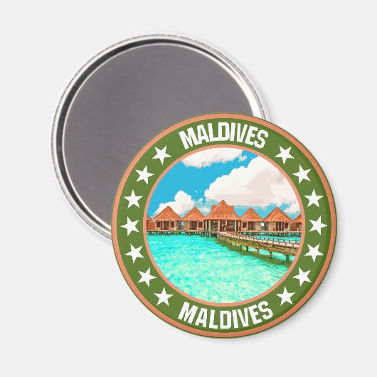Aimant Maldives (Recto/Verso)