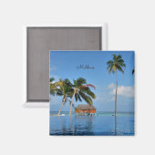 Aimant Maldives exotiques (Recto/Verso)