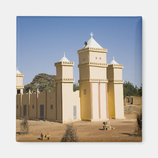 Aimant Mali, Bamako. Mosquée, route Bamako-Djenne (Devant)