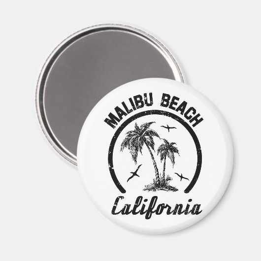 Aimant Malibu Beach (Recto/Verso)