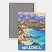 Aimant Mallorca Espagne Voyage (Recto/Verso)