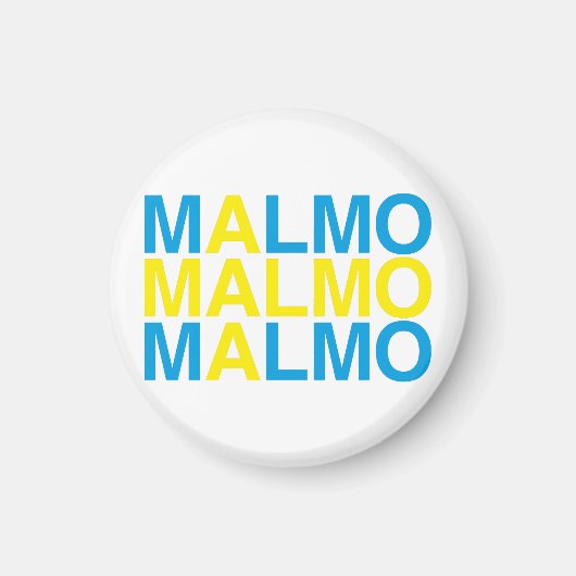 Aimant MALMO Swedish Flag (Devant)