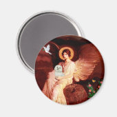 Aimant Maltais 11 - Ange assis (Recto/Verso)