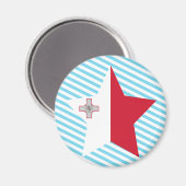 Aimant Malte étoile (Recto/Verso)