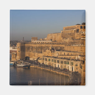 Aimant Malte, La Valette, vue du port depuis Lower Barrak