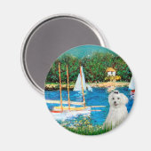 Aimant MALTESE 10 - Voiliers (Recto/Verso)