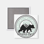 Aimant Mama Bear Celtic Circle of Love and Strength (Recto/Verso)