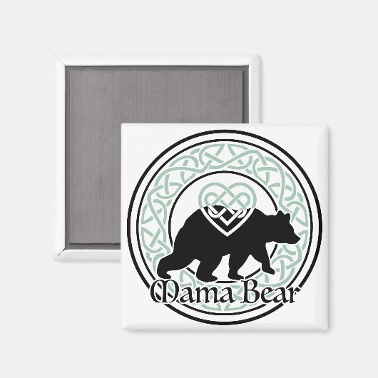 Aimant Mama Bear Celtic Circle of Love and Strength (Recto/Verso)