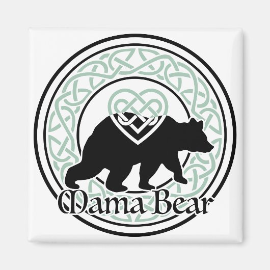 Aimant Mama Bear Celtic Circle of Love and Strength (Devant)