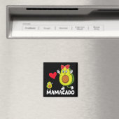 Aimant Mama Best Mom Avocado Mamacado Joyeuse fête des mè (In Situ (Lave-vaisselle))