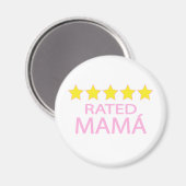Aimant Mamá cinq étoiles (Recto/Verso)