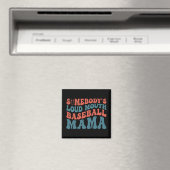 Aimant Mama de baseball de Loudmouth (In Situ (Lave-vaisselle))