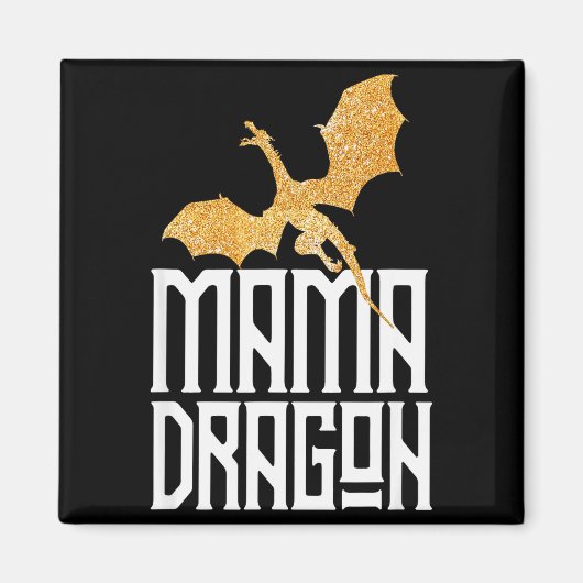 Aimant Mama Dragon Christmas Matching Family Tribe Mom Wi (Devant)