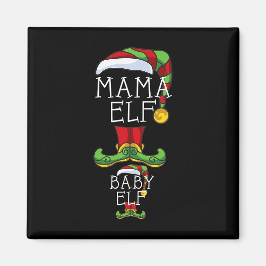 Aimant Mama Elf Et Ba (Devant)