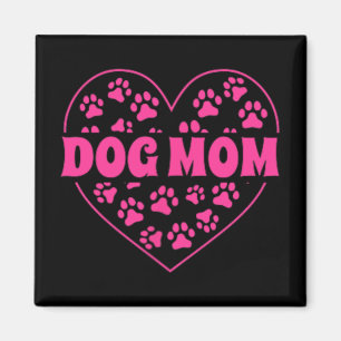 Aimant Mama Heart Mothers Day Golden Retriever Chien Mama