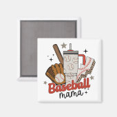 Aimant Mama Jeu Vibes Fête des mères Fête des femmes Base (Recto/Verso)