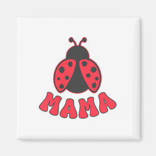 Aimant Mama Ladybug Fille Premier Anniversaire Famille Te