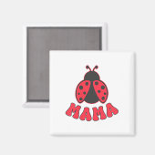 Aimant Mama Ladybug First Birthday Girl Family Matching P (Recto/Verso)