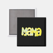 Aimant Mama Lemon Daisy Vibes d'été (Recto/Verso)