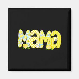 Aimant Mama Lemon Daisy Vibes d'été