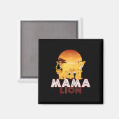 Aimant Mama Lion (Recto/Verso)