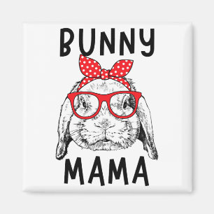 Aimant Mama Rabbit Fête de la mère maman