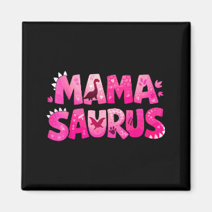 Aimant Mama saurus dino drôle anniversaire pour les enfan