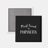 Aimant Mamacita Coeurs mignons les plus aimés (Recto/Verso)