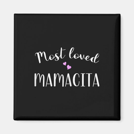 Aimant Mamacita Coeurs mignons les plus aimés (Devant)