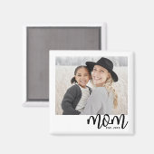 Aimant Maman a établi le cadeau photo (Recto/Verso)