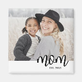 Aimant Maman a établi le cadeau photo (Devant)