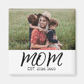 Aimant Maman a établi le cadeau photo (Devant)
