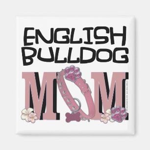 Aimant MAMAN anglaise de bouledogue
