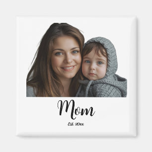Aimant Maman Année de création Écriture moderne Noir