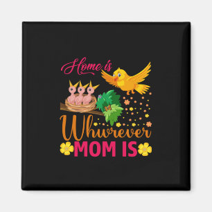 Aimant Maman Art Home Est Là Où Maman Est
