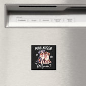 Aimant Maman Aussie Berger Australien Mini Aussie du Mond (In Situ (Lave-vaisselle))