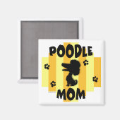 Aimant maman caniche (Recto/Verso)