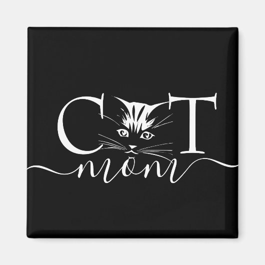 Aimant Maman chat (Devant)