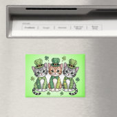 Aimant Maman chat conception St. Patrick-47474 (In Situ (Lave-vaisselle))