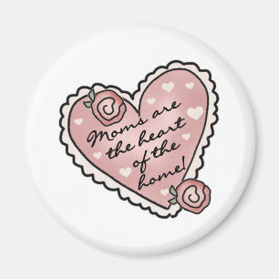 Aimant Maman Coeur de la maison