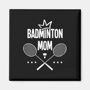 Aimant Maman de badminton Joueuse de badminton Navette Sp