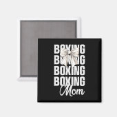 Aimant Maman de boxe Coquette Arc Amateurs de boxe mignon (Recto/Verso)